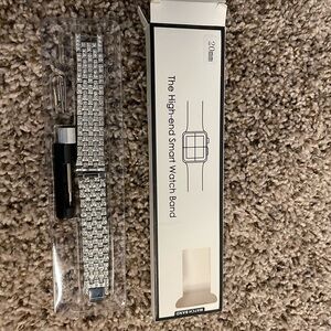 Silver High-end Smart Watch Band ⌚️